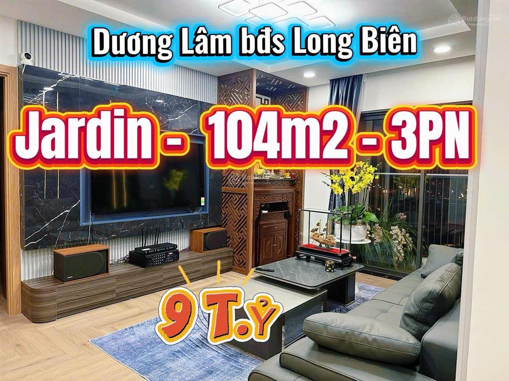 Bán cc 3pn, 3wc, 104m2, giá 9 tỷ tại le grand jardin sài đồng, long biên, hà nội