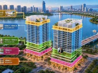 Bán studio sân vườn trục 07 slight tower view sông hàn, view pháo hoa cực hiếm chỉ 2,47 tỷ