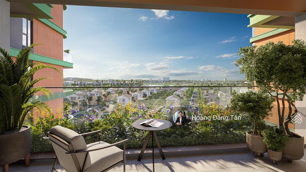 Studio sân vườn 41,9m² slight tower ven sông hàn, view pháo hoa, sổ lâu dài, chỉ 2,55 tỷ