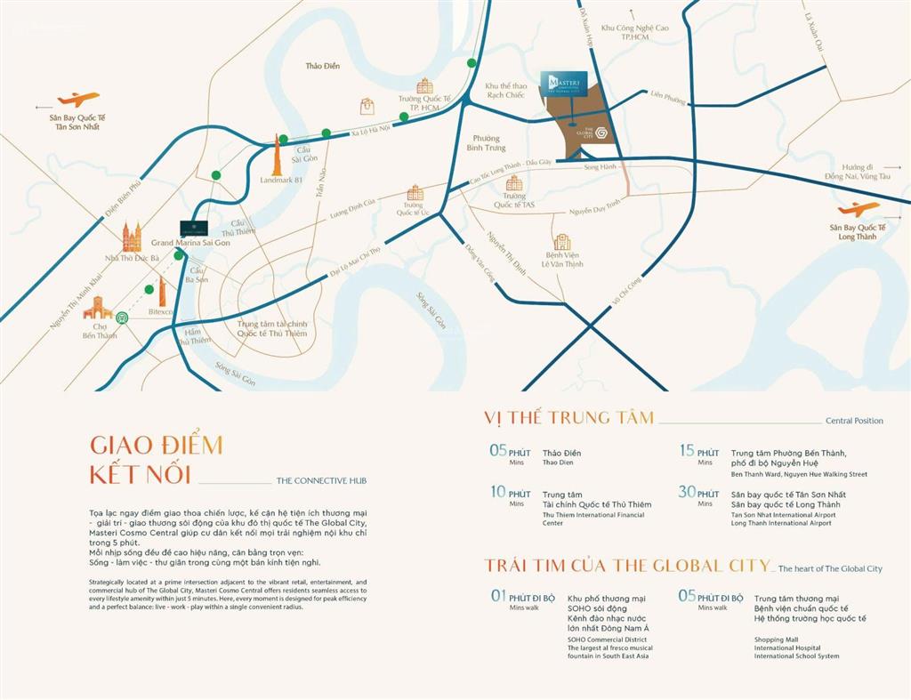 2pn masteri cosmo central  view hồ bơi resort  74.6m²  giá tốt 8.535 tỷ
