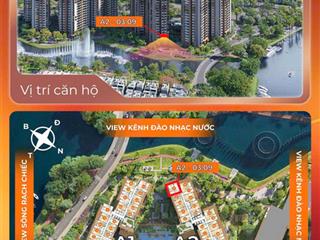 Giá tốt 3pn masteri park place  view nhạc nước & sông  95.6m²  chỉ 12.3 tỷ