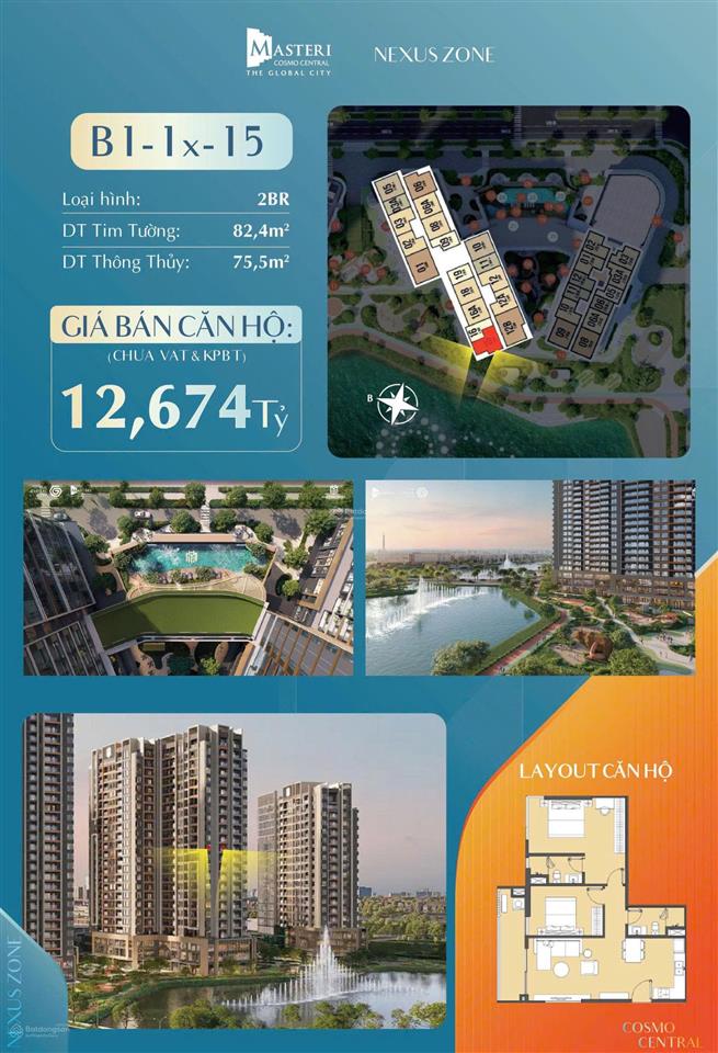 Hàng hiếm chỉ duy nhất 1 căn 2pn giá 12.674 tỷ view trực diện kênh đào nhạc nước không bị che chắn