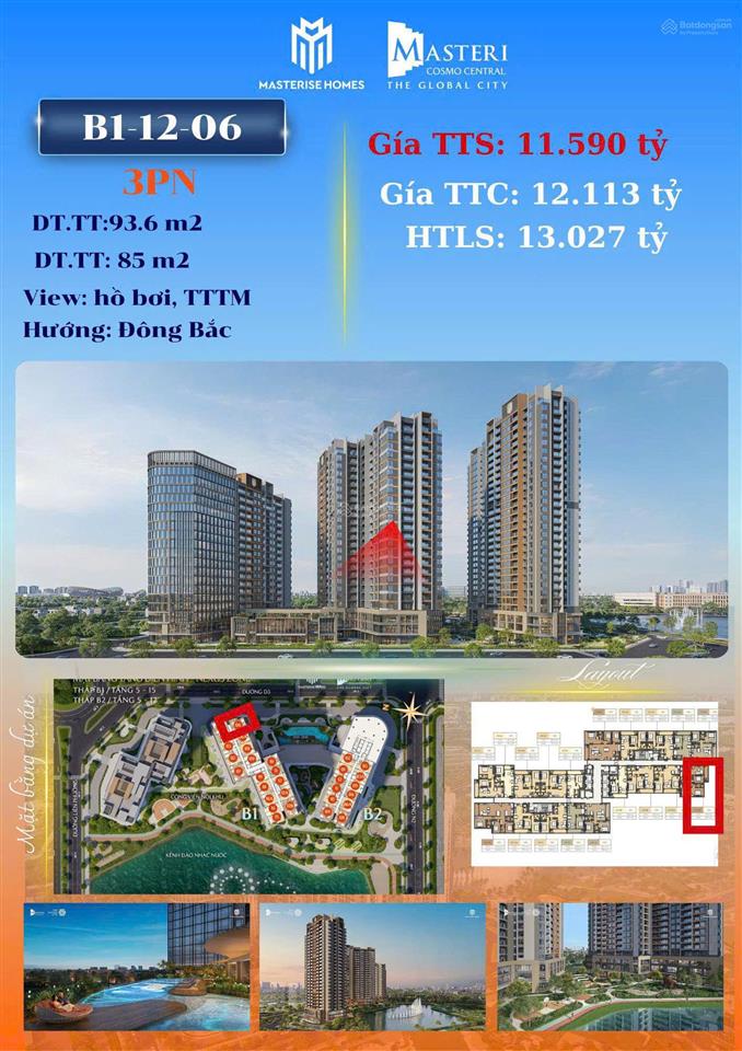 3pn view đẹp giá 11.590 tỷ không được bỏ lỡ