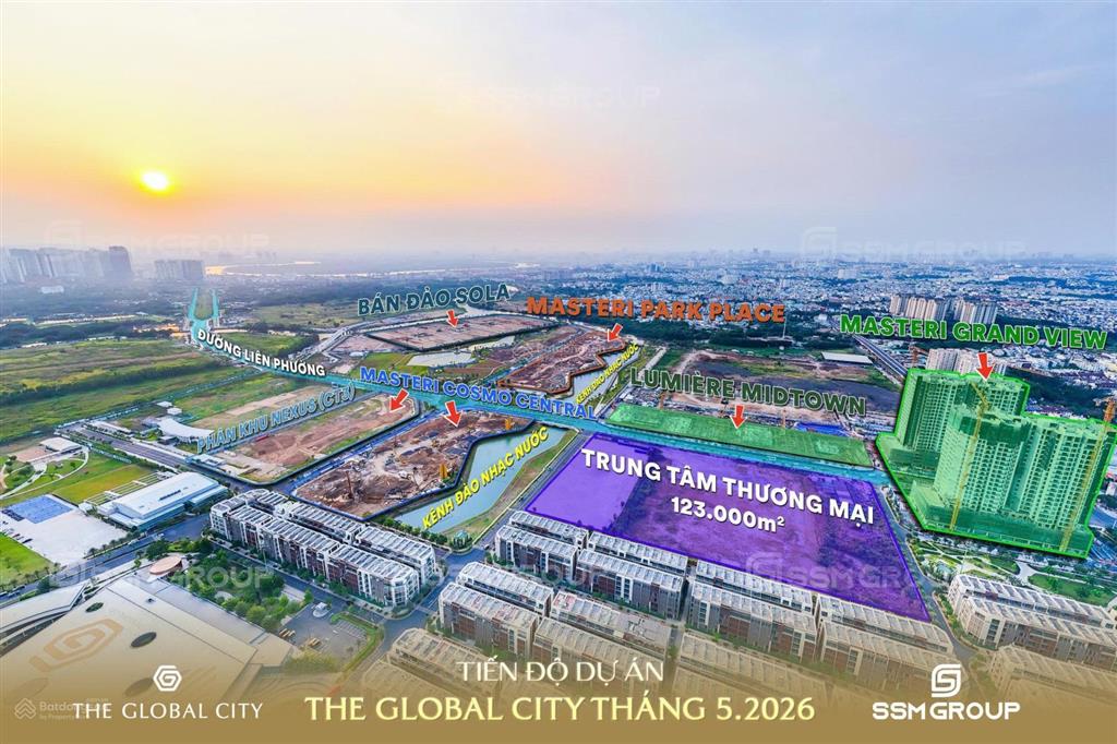 Nàng hậu masteri cosmo central 3pn dt lớn 121m² giá rẻ hơn 10% chỉ 15,5 tỷ
