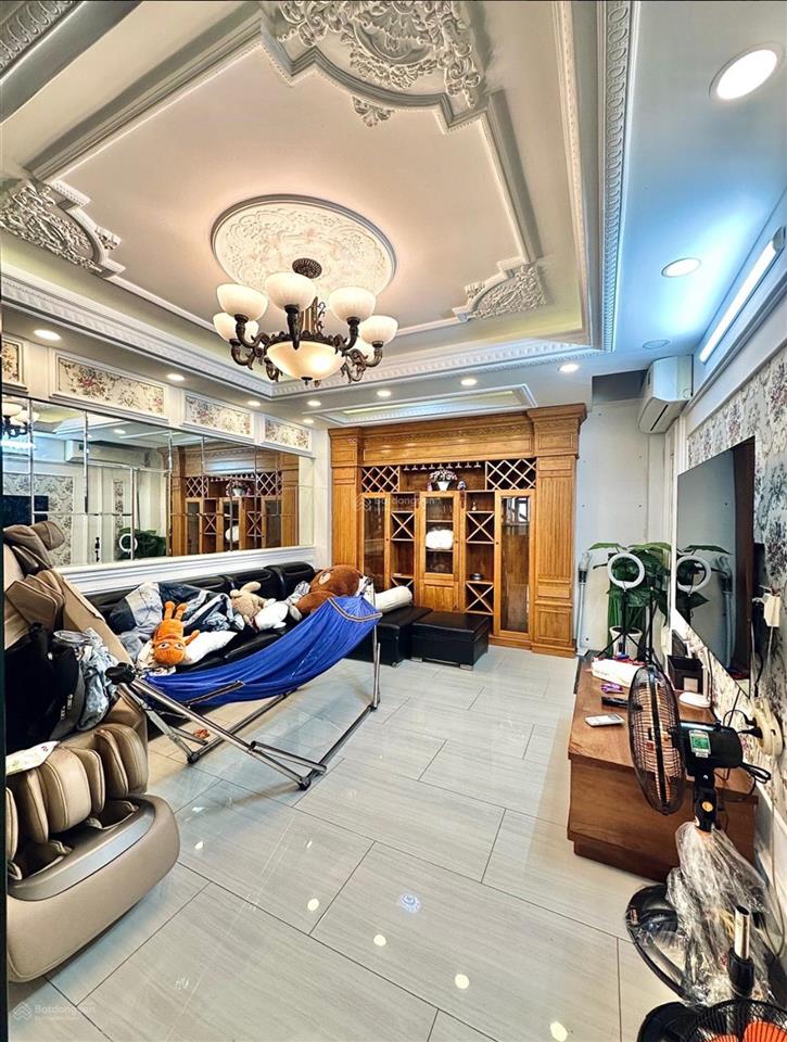 Chủ gấp rồi 56m2 ngay khu dân cư sang trọng nhà đẹp 5 tầng nguyễn văn khối gần cv làng hoa nhỉnh 7t