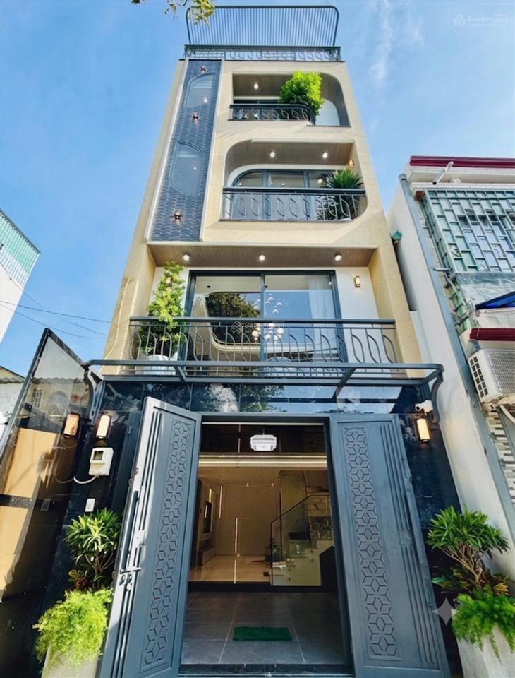Hiếm! 50m2 nhà đẹp 5 tầng ngay lê đức thọ kế bên dương quảng hàm gần chợ an nhơn 4x12m