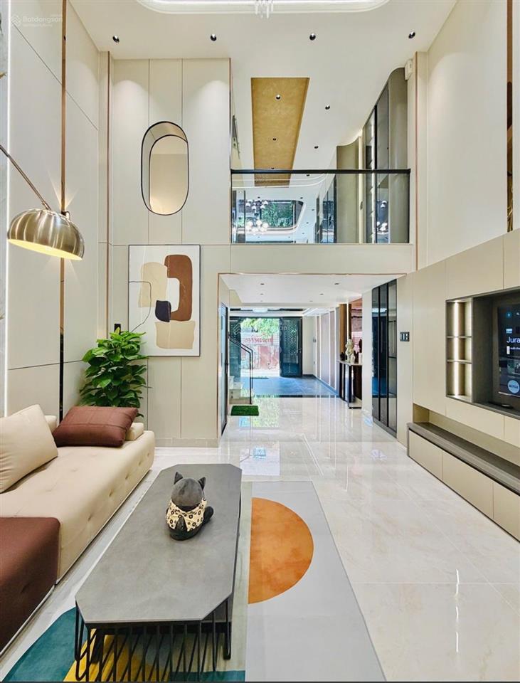 Hiếm! 50m2 nhà đẹp 5 tầng ngay lê đức thọ kế bên dương quảng hàm gần chợ an nhơn 4x12m