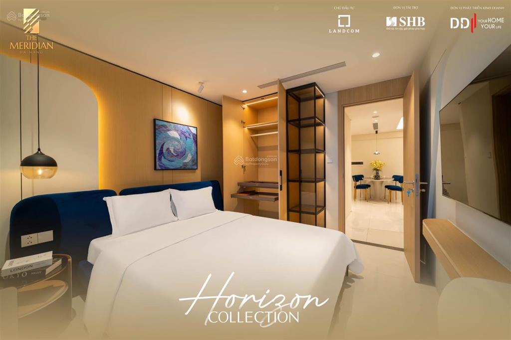 Căn hộ view sông m1.21.09 tầng 21 the meridian đà nẵng  60m2 cho thuê 25tr/tháng