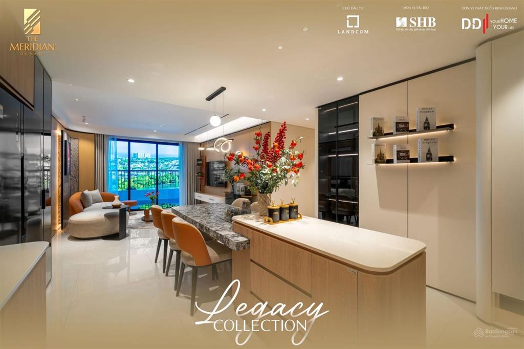 Căn 2 phòng ngủ 73.05 m2 view thành phố, sông hàn, danang downtown / tầng 8 the meridian đà nẵng