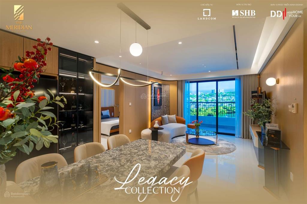 Căn 2 phòng ngủ 73.05 m2 view thành phố, sông hàn, danang downtown / tầng 8 the meridian đà nẵng