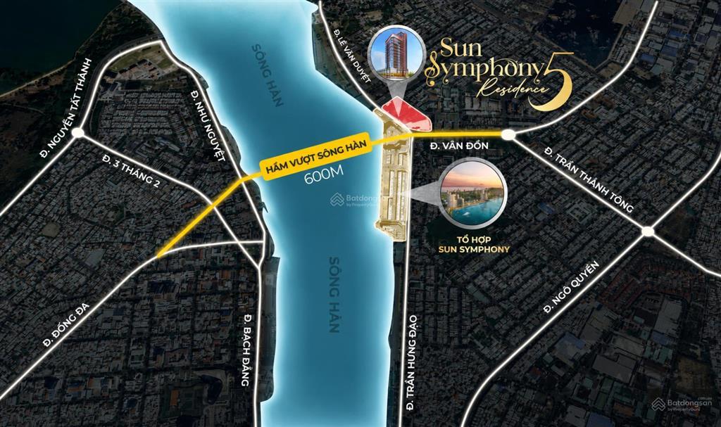 Chỉ từ 2.15 tỷ sở hữu ngay căn hộ sun symphony 5 view sông hàn  pháo hoa diff