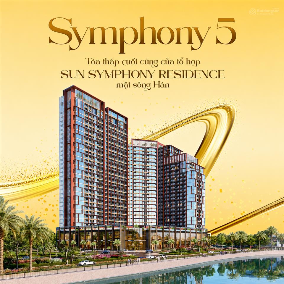 Chỉ từ 2.15 tỷ sở hữu ngay căn hộ sun symphony 5 view sông hàn  pháo hoa diff