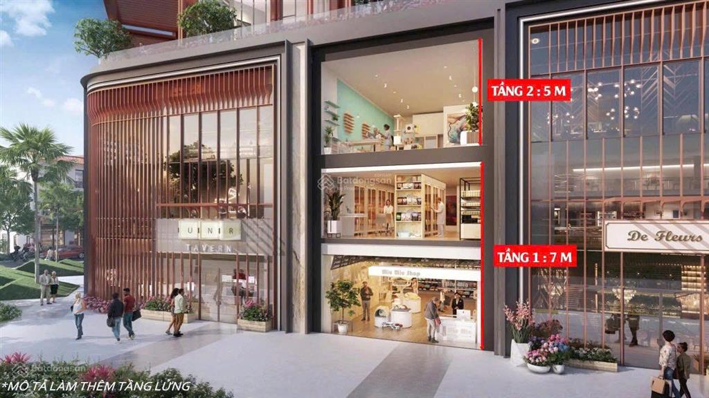 Shophouse khối đế sun symphony s10102 2 tầng dtsd 179,4m² chỉ 27 tỷ, sổ lâu dài