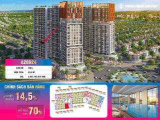 3.1 tỷ sở hữu căn 1pn+ cora tower trung tâm hoà xuân a20924, miễn lãi vay 30 tháng, vốn tự có 1 tỷ
