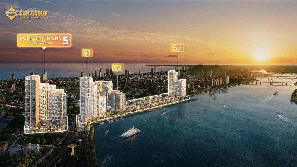 Studio view biển bán đảo sơn trà sun symphony 30,1m² tầng 12 chỉ 1,88 tỷ (ht vay 70%, miễn lãi 30t)