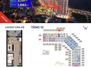 Studio view biển bán đảo sơn trà sun symphony 30,1m² tầng 12 chỉ 1,88 tỷ (ht vay 70%, miễn lãi 30t)