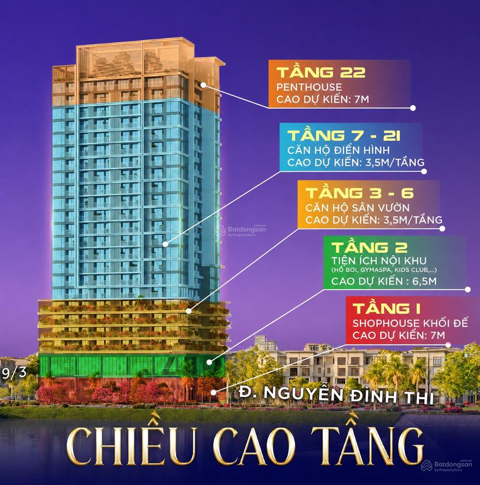Hàng hiếm studio view nam đà nẵng slight tower sl12019 33.3m2 tts chỉ 1.895 tỷ