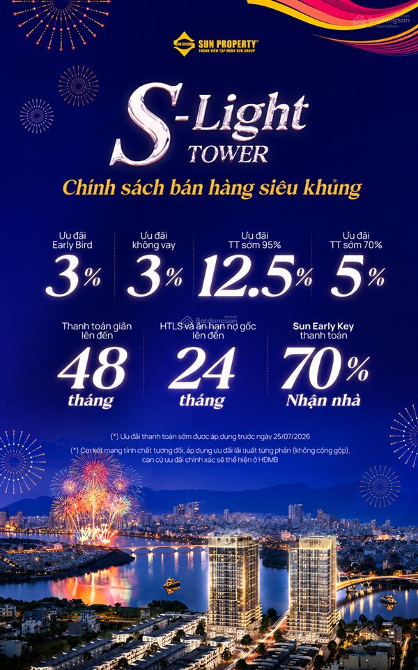 Căn 2pn sl20901 slight tower  view chéo sông hàn view nội khu 2.74 tỷ  ht vay miễn lãi 24 tháng