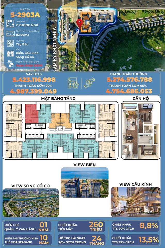 Căn 2pn tòa sapphire newtown diamond s2903a chỉ 4.75 tỷ htls 24 tháng chiết khấu tiền mặt 260 triệu