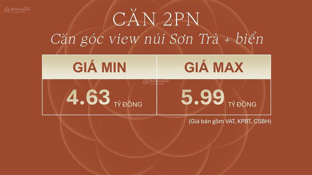 The camellia sơn trà (mbland)  căn hộ biển giá chỉ từ 1,98 tỷ/căn  sở hữu lâu dài