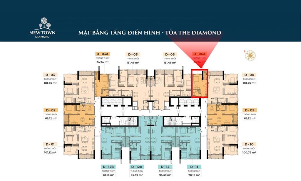 1pn newtown diamond đà nẵng view trực diện biển chỉ 2,8 tỷ (suất quà tặng 280 triệu)