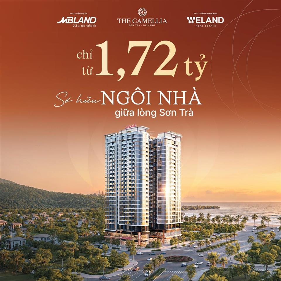 3,2 tỷ sở hữu ngay căn 1.5 pn the camellia view bán đảo sơn trà  sổ lâu dài  cách biển 200m