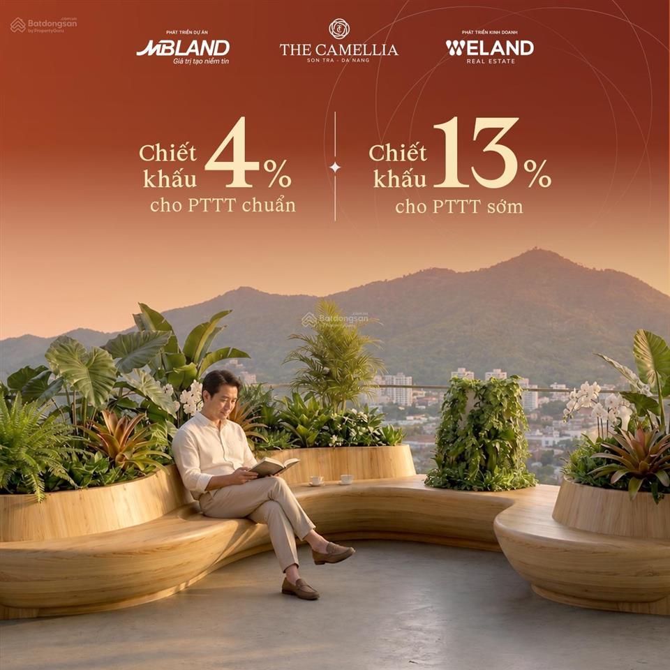 3,2 tỷ sở hữu ngay căn 1.5 pn the camellia view bán đảo sơn trà  sổ lâu dài  cách biển 200m