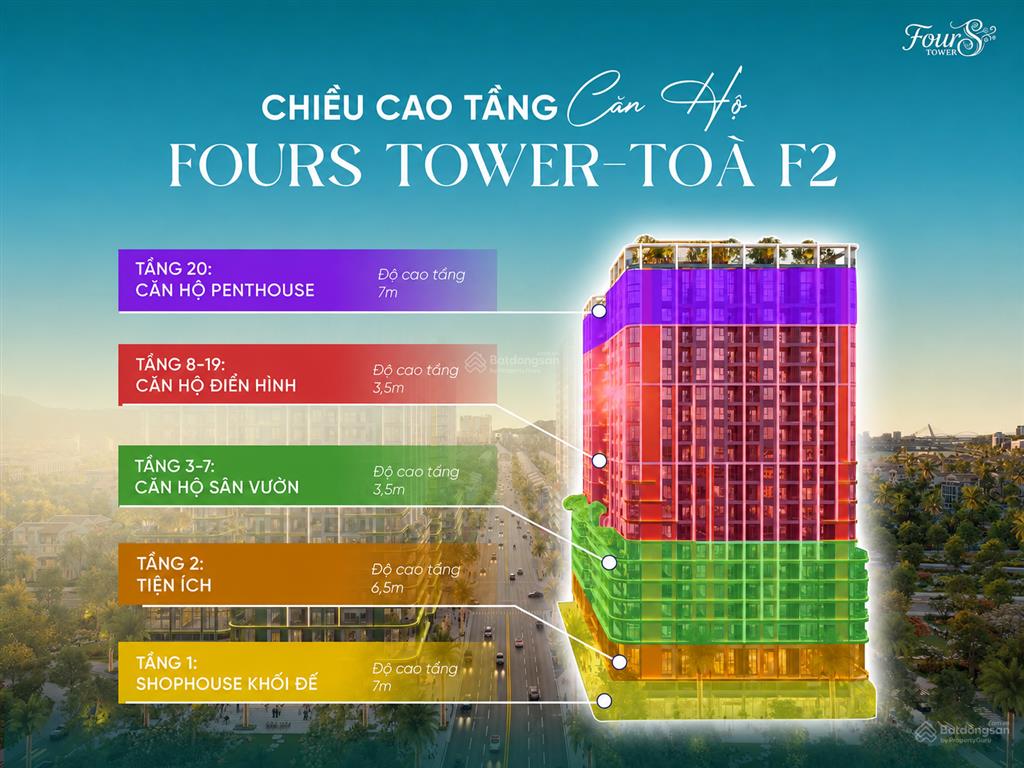 Căn 1pn giá hời bảng hàng f21501 four tower 1,922 tỷ 41,8 m2, ck 19%, ht vay 70%, miễn lãi 24 tháng