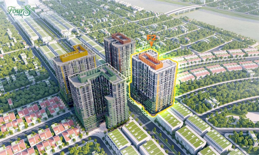 Căn 1pn giá hời bảng hàng f21501 four tower 1,922 tỷ 41,8 m2, ck 19%, ht vay 70%, miễn lãi 24 tháng
