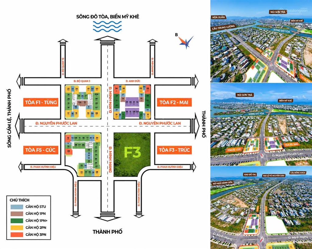 Studio f20703a sân vườn view sông f2 fours tower 30,5m2+sân vườn 8,6m2 tts chỉ 1,989 tỷ