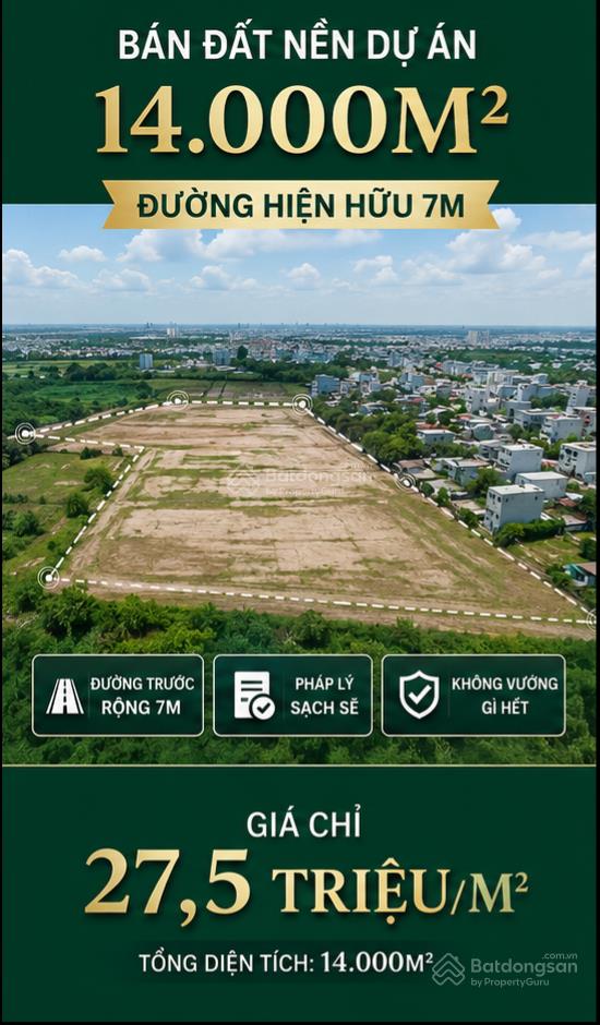 Bán đất tại tây lân, bình trị đông a, bình tân, 370 tỷ, 13.276m2, chính chủ giá tốt