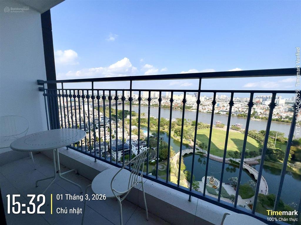 Cho thuê 4pn landmark 1, trực diện sông, công viên, full nội thất decor tối giản
