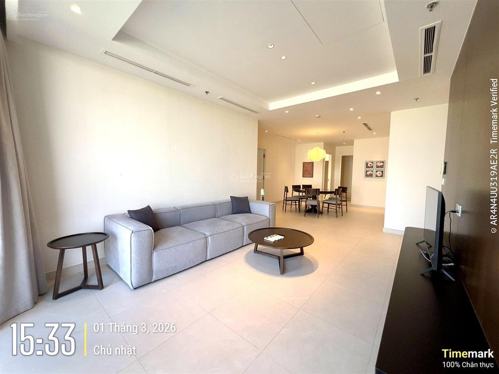 Cho thuê 4pn landmark 1, trực diện sông, công viên, full nội thất decor tối giản