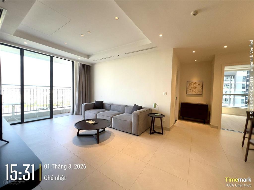 Cho thuê 4pn landmark 1, trực diện sông, công viên, full nội thất decor tối giản