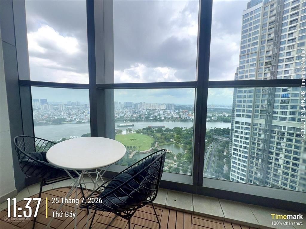 Cho thuê 4pn landmark 81  172m2, view sông, công viên
