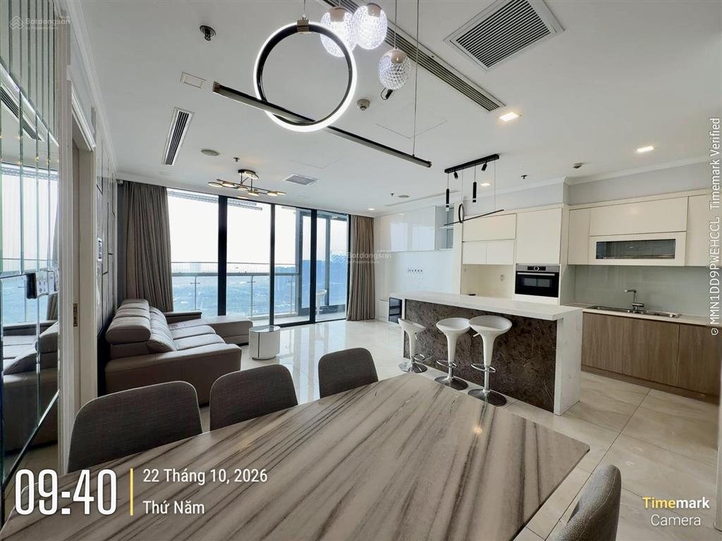 Trống 3pn aqua 1, 118.8m2, view sông cầu basson, xem pháo hoa