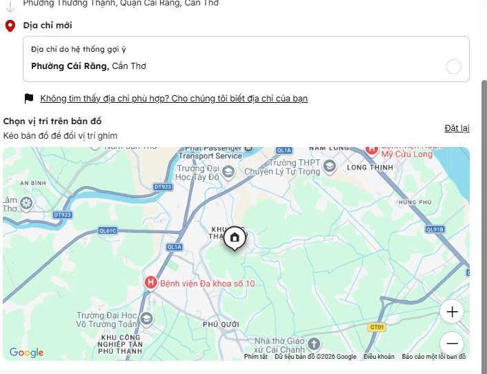 Bán nền đất vườn cln khu phú quới thường thạnh