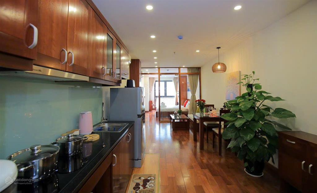 Cho thuê căn hộ phố kim mã 1k1n 60m2 9tr5 sẵn nội thất cao cấp bồn tắm giặt sấy riêng