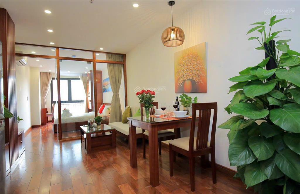Cho thuê căn hộ phố kim mã 1k1n 60m2 9tr5 sẵn nội thất cao cấp bồn tắm giặt sấy riêng