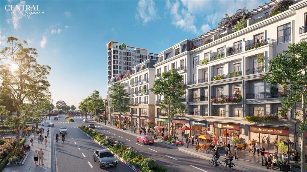 Bán shophouse central square, giá thỏa thuận, 104m2, mặt tiền 5m, pháp lý đầy đủ