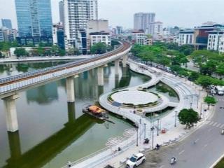 Bán nhà hoàng cầu10m ra mặt phốsát mặt hồ hoàng cầungõ rộng.dt 50m5tmt 4m16.8tỷ ctl