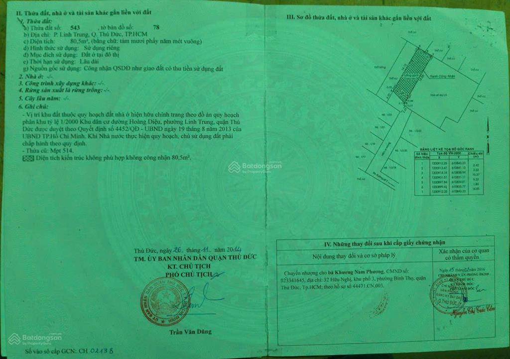 Bán nhà riêng hẽm 1 đường 7 80,5m2, giá 7,2 tỷ