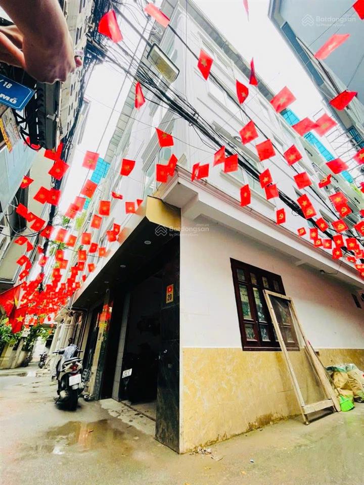 Cực hời. nhà đẹp giang văn minh, ngõ ba gác, trước nhà 3m, 50m ra phố, xây thoáng, đủ đồ, 45m2*5t