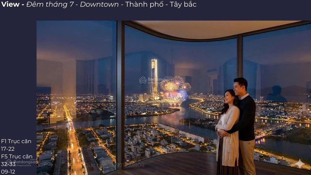 Meridian hải châu view pháo hoa nhỉnh 3 tỷ, sở hữu lâu dài trung tâm đà nẵng