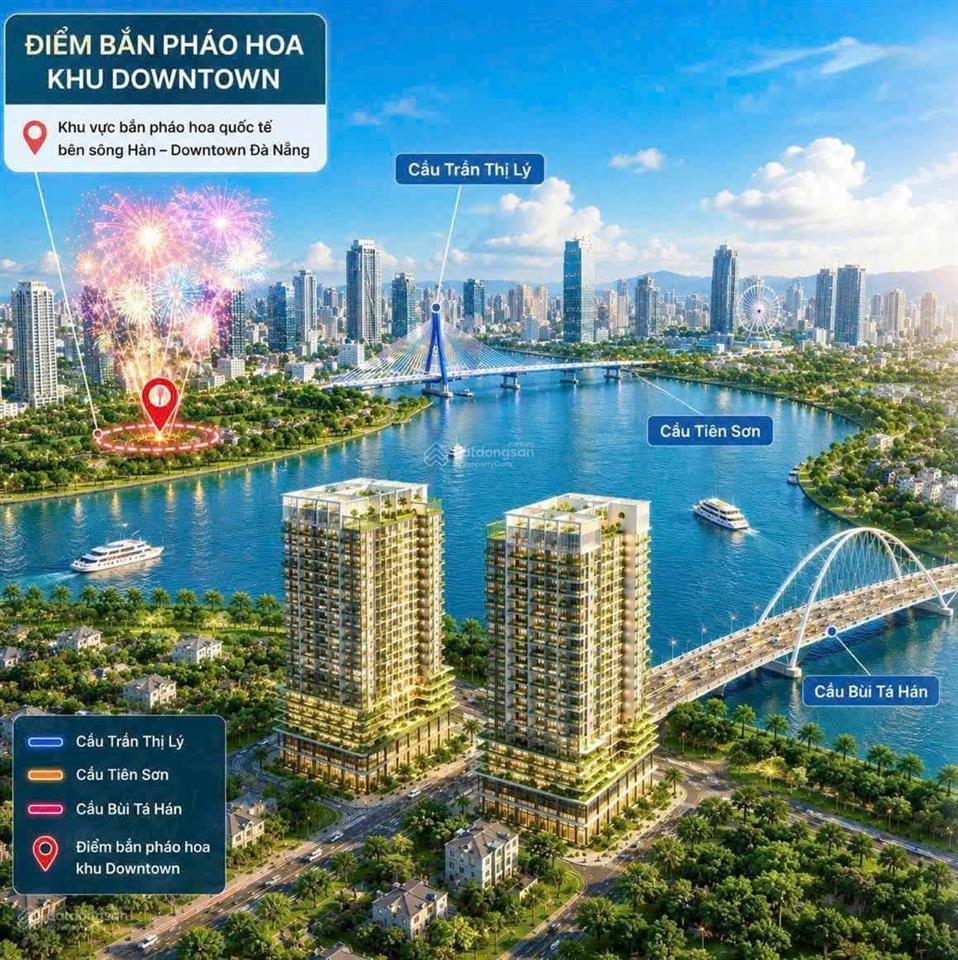 Chỉ từ 2 tỷ sở hữu căn hộ sun group view sông hàn & pháo hoa diff