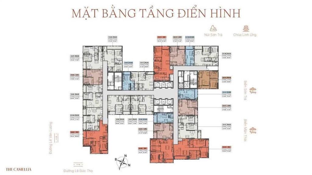 Camellia  căn hộ view biển đà nẵng, với 1 tỷ 9 đã sở hữu