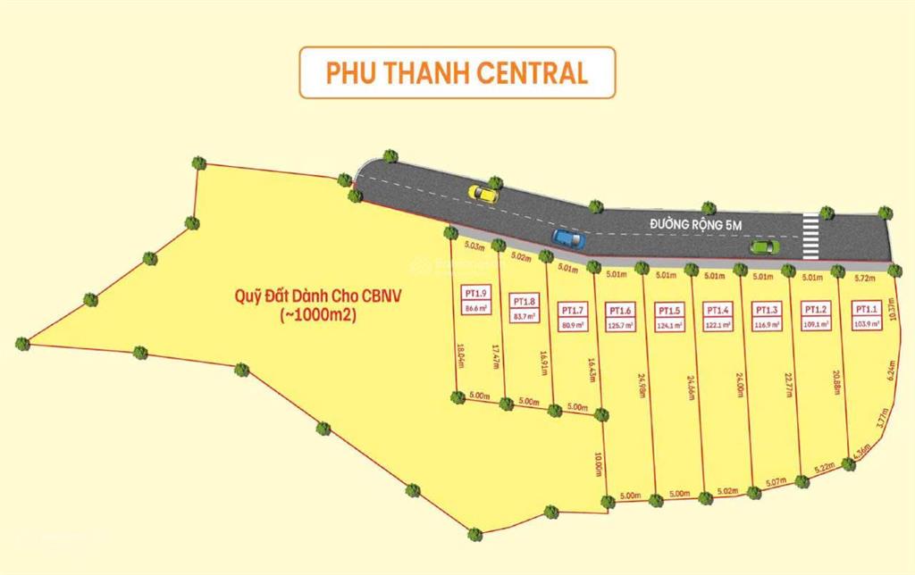 Quỹ đất nền hiếm tại ba hàng đồi