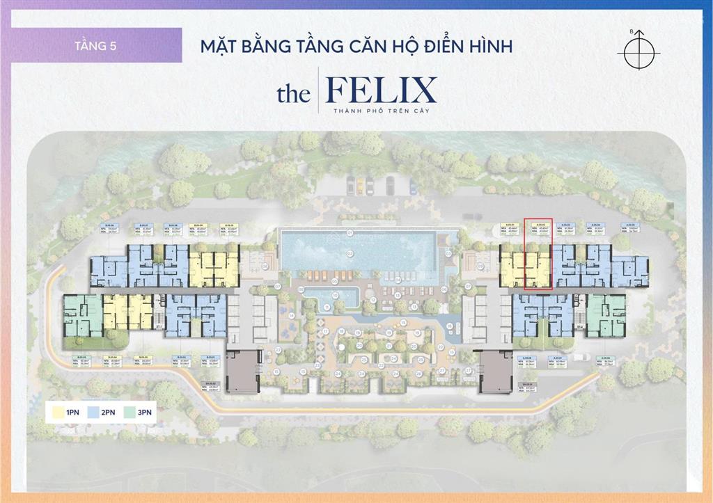 Cần bán the felix 1pn, làm việc chính chủ