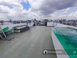 Nhà 7 tầng  mặt tiền đường nhựa 20m  đang chuẩn bị cho thuê phòng trọ  dòng tiền dự kiến 95tr/th