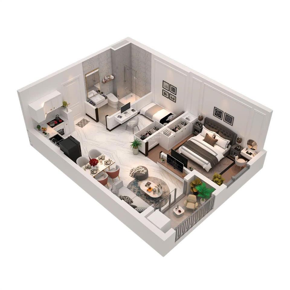 Chỉ 1,7 tỷ sở hữu căn hộ 1pn+ tại maison grand phú mỹ